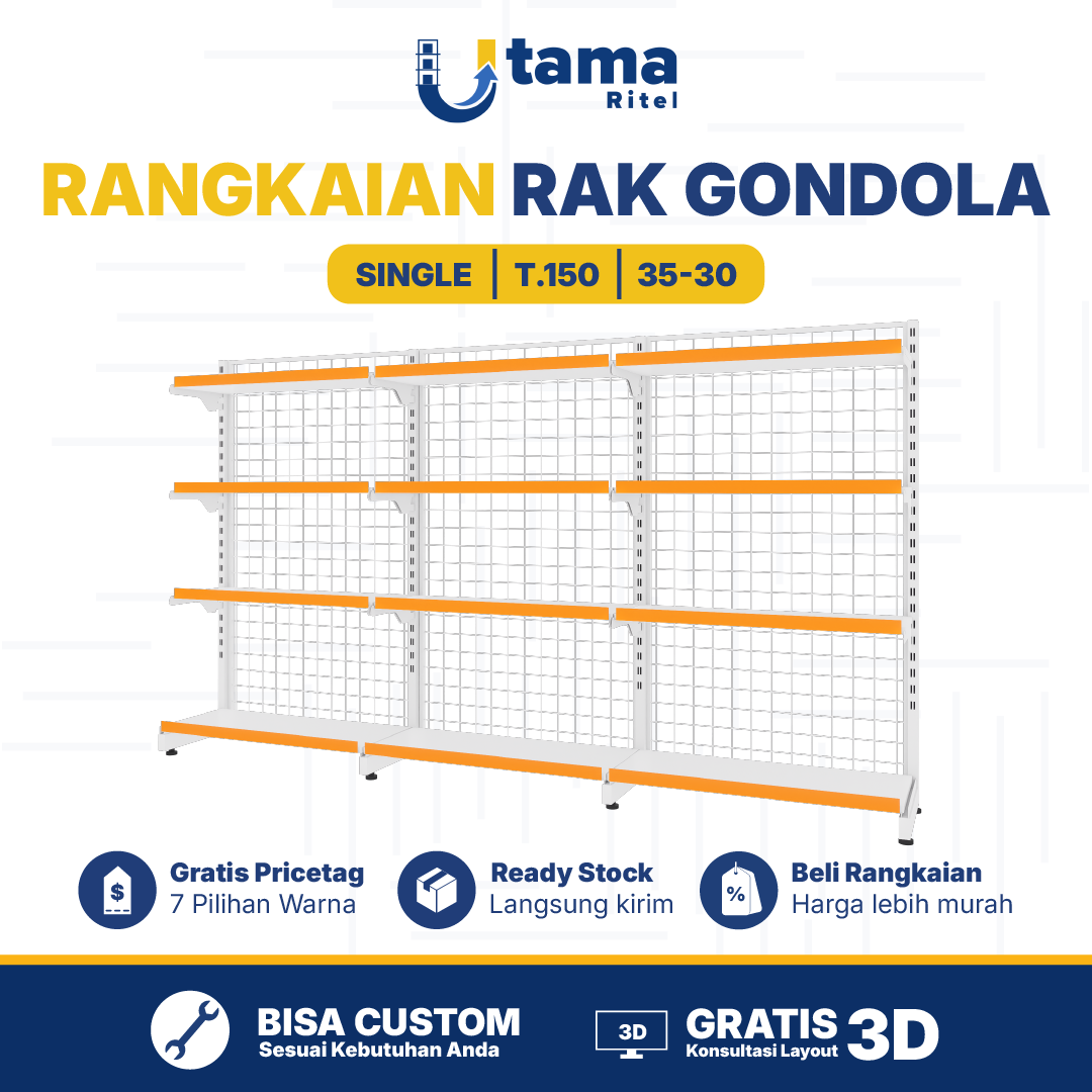 Rak Gondola Single 35-30